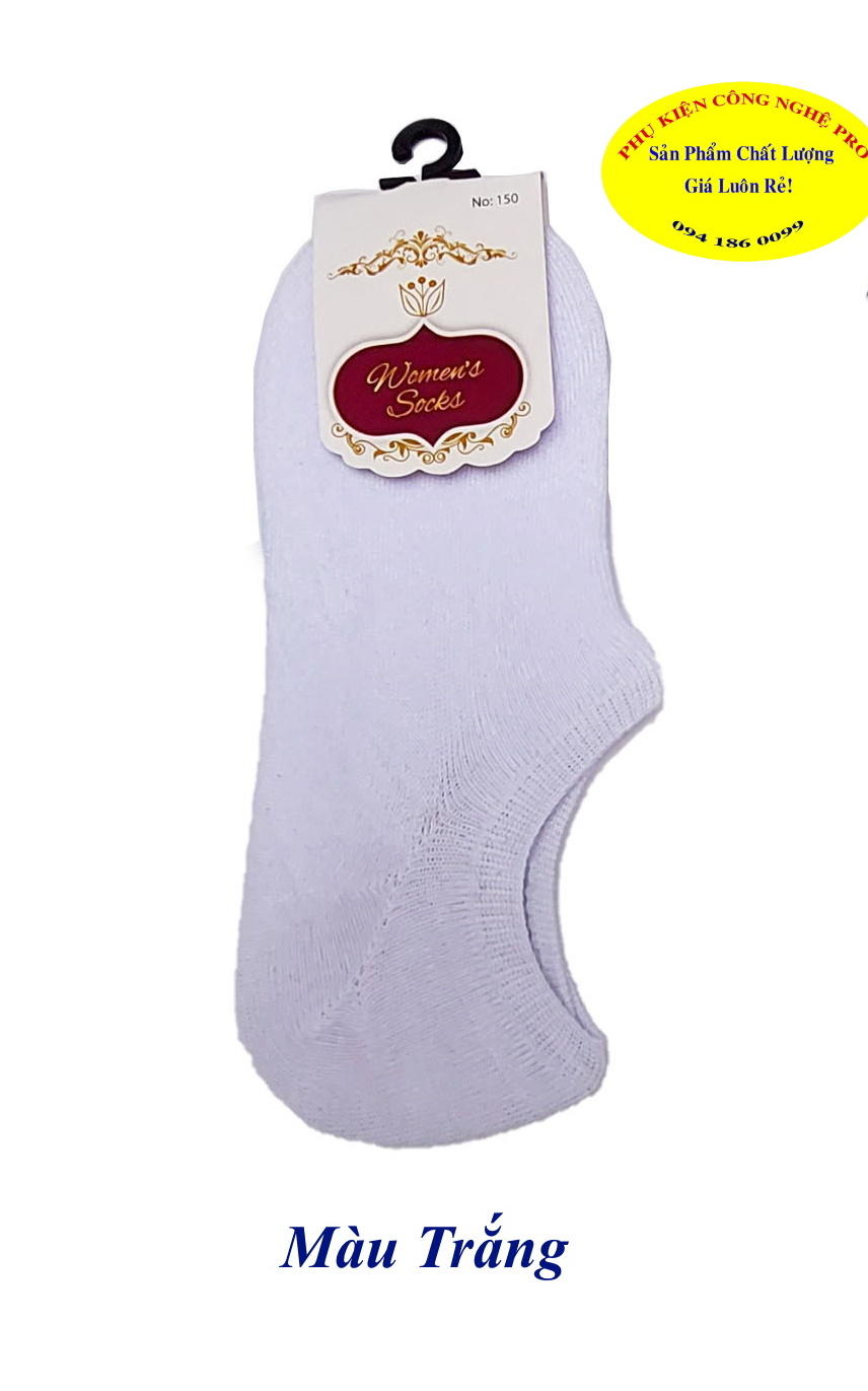 Tất vớ lười nam Women's Socks Không in hình Chất liệu thun cotton co giãn Thoáng mát Bảo vệ đôi chân Sx tại T&amp;T Việt Nam