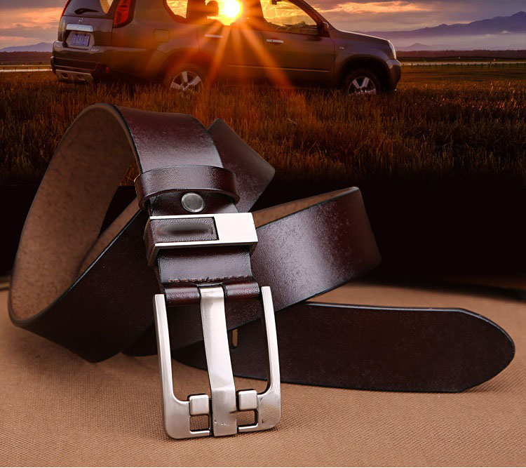 Dây Thắt Lưng Nam Mặt Đồng Nguyên Miếng DL03