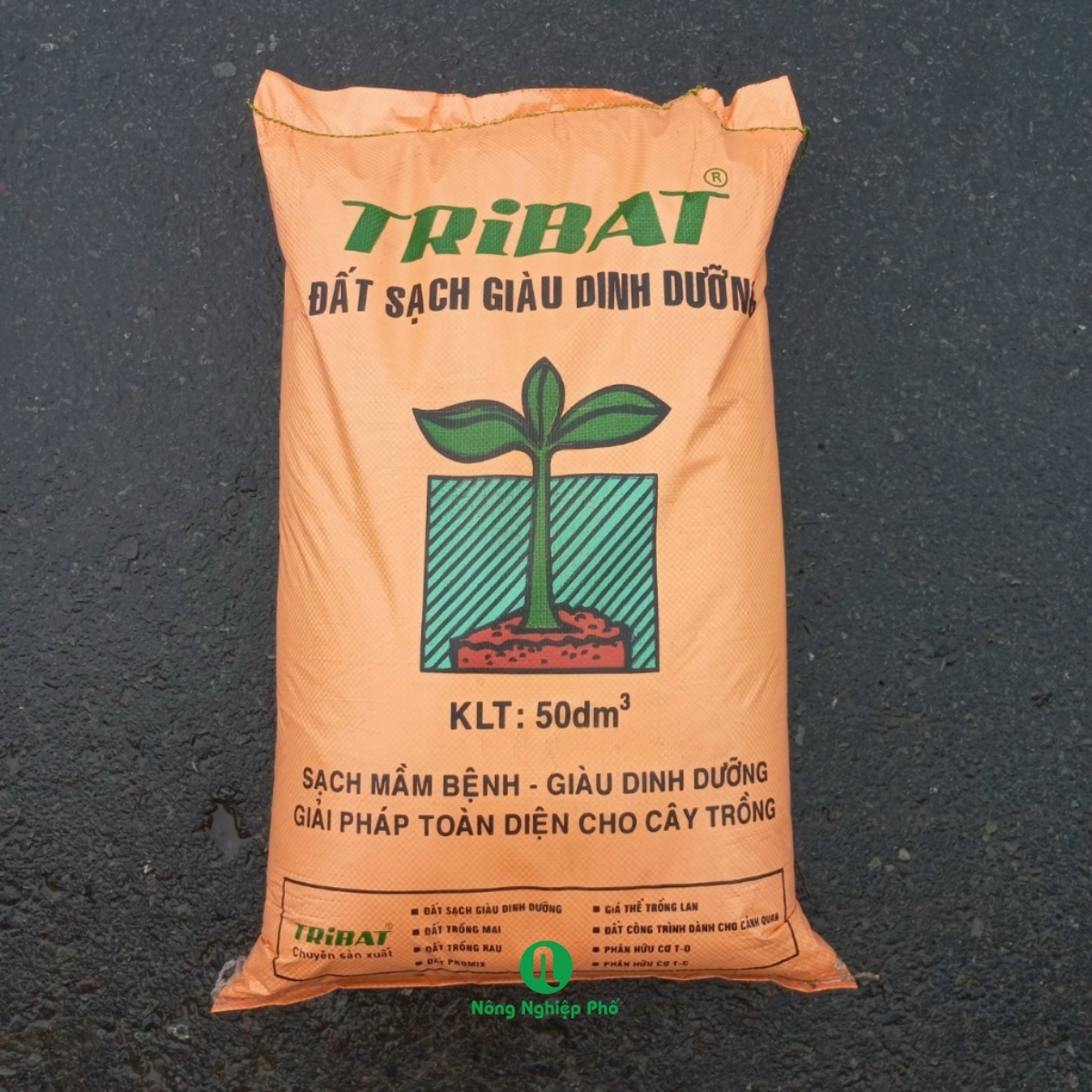 Đất Sạch Tribat Giàu Dinh Dưỡng 20dm3 &amp; 50dm3