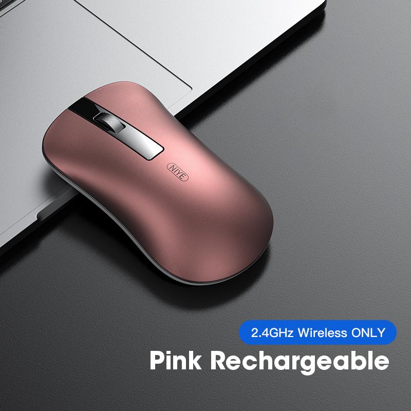 Chuột Hồng Bluetooth Không Dây Chuột Cho Huawei Chuột Yên Tĩnh USB DPI Gaming Chuột Văn Phòng Công Thái Học Cho Macbook Laptop PC