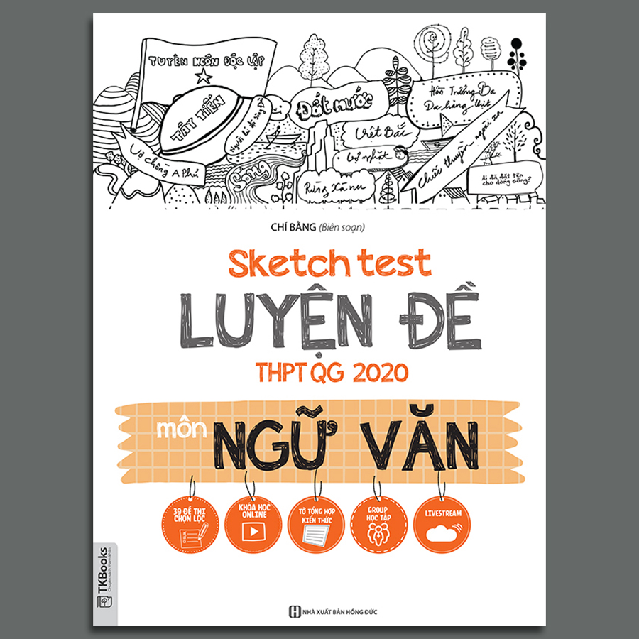 Combo luyện thi khối D1: Sketch Test Luyện Đề THPT QG 2020 môn Toán, Ngữ Văn, Tiếng Anh