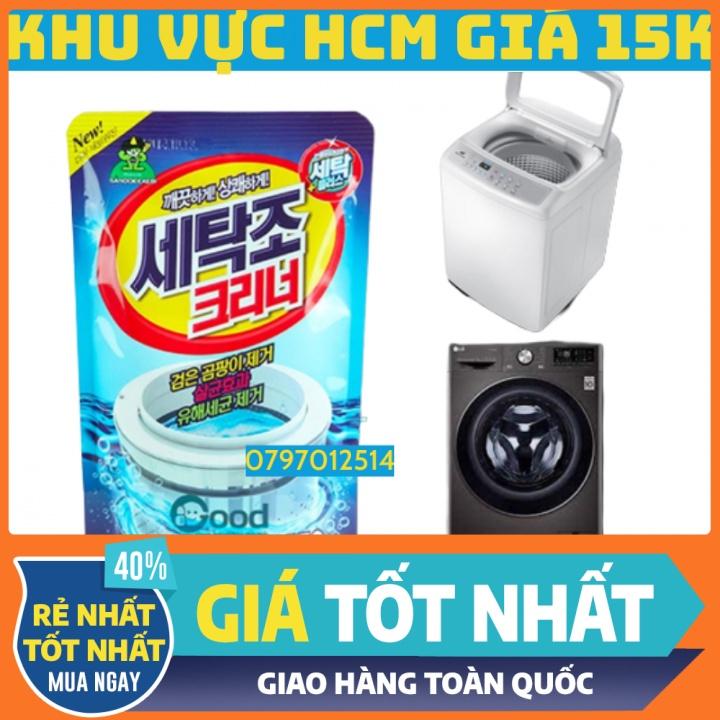 Bột vệ sinh lồng giặt khử mùi an toàn, vệ sinh lồng máy giặt cực sạch, tẩy sạch cặn máy giặt