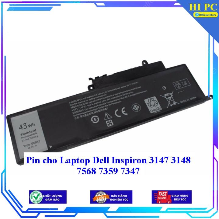 Pin cho Laptop Dell Inspiron 3147 3148 7568 7359 7347 - Hàng Nhập Khẩu