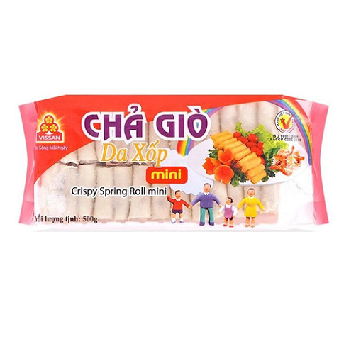 - Chả giò da xốp mini Vissan - Loại 500g