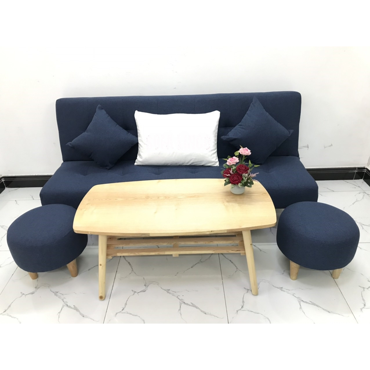 Bộ ghế sofa bed 1m7x90 sofa giường phòng khách linco09