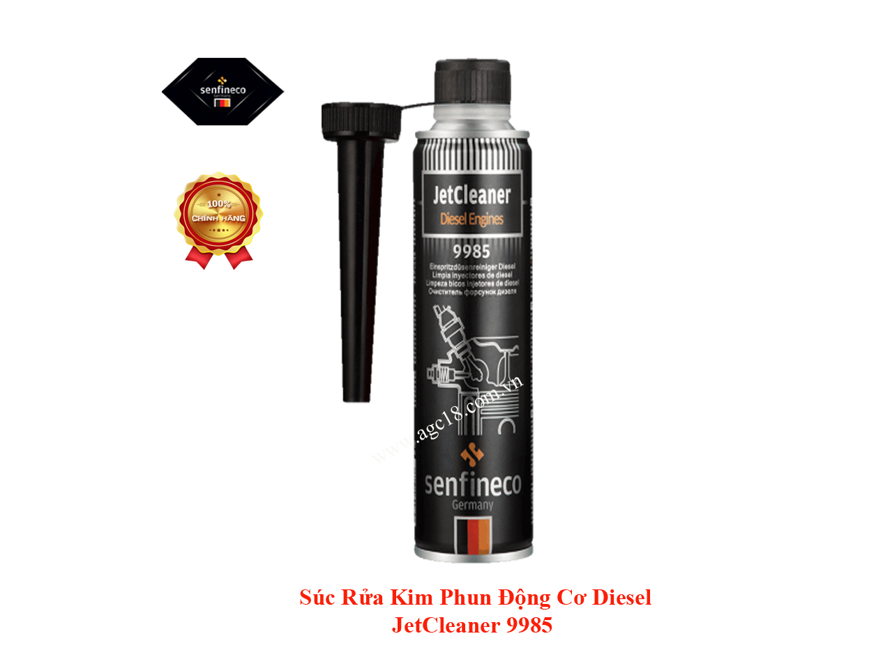 Súc Rửa Kim Phun Động Cơ Diesel JetCleaner Senfineco 9985