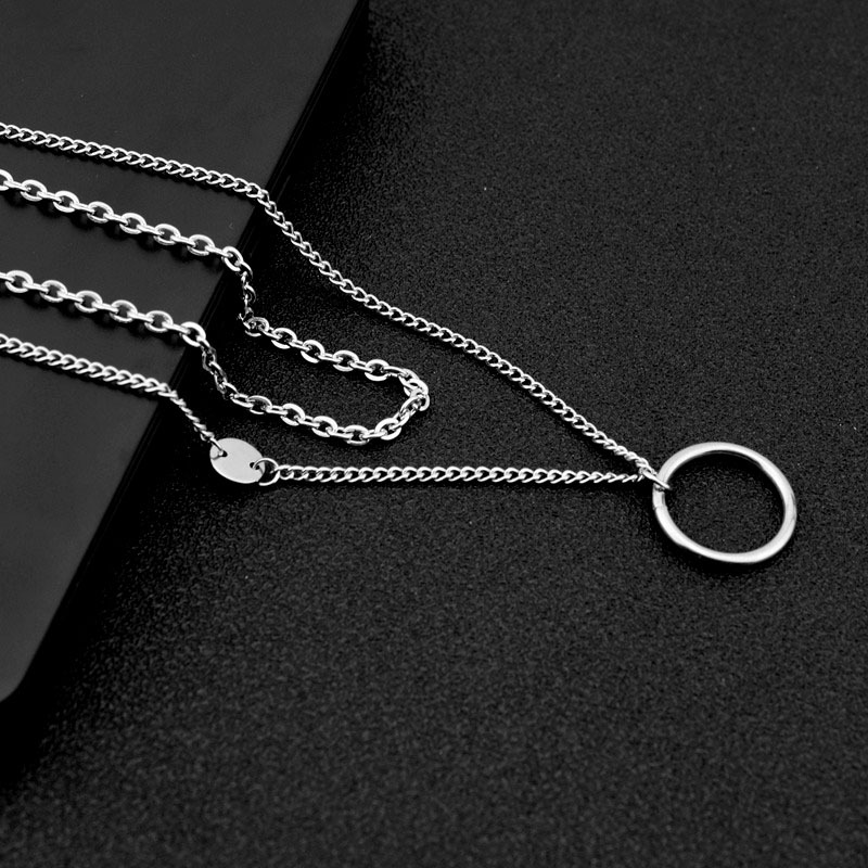 Dây chuyền vòng cổ hợp kim titan thời trang cá tính giới trẻ street style
