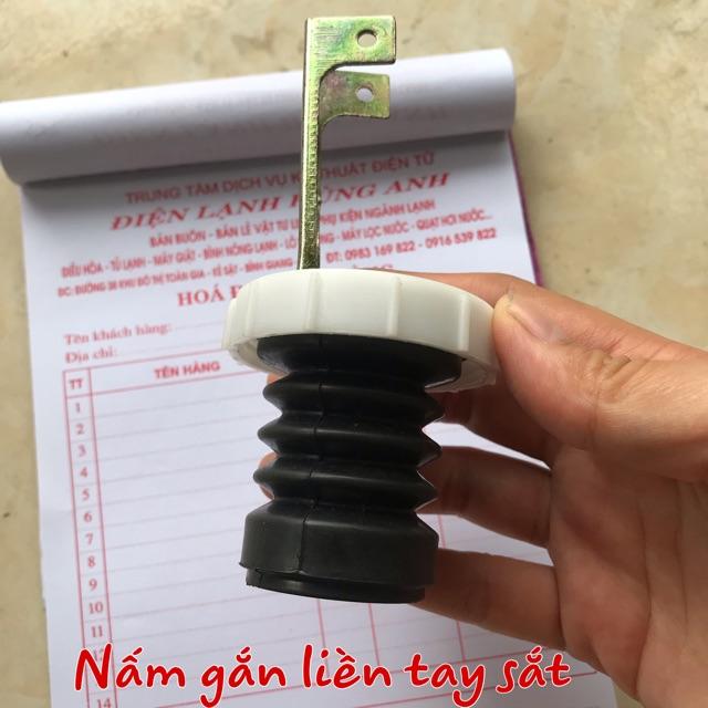 Nấm cao su máy giặt gắn liền tay sắt (trung)(tốt)