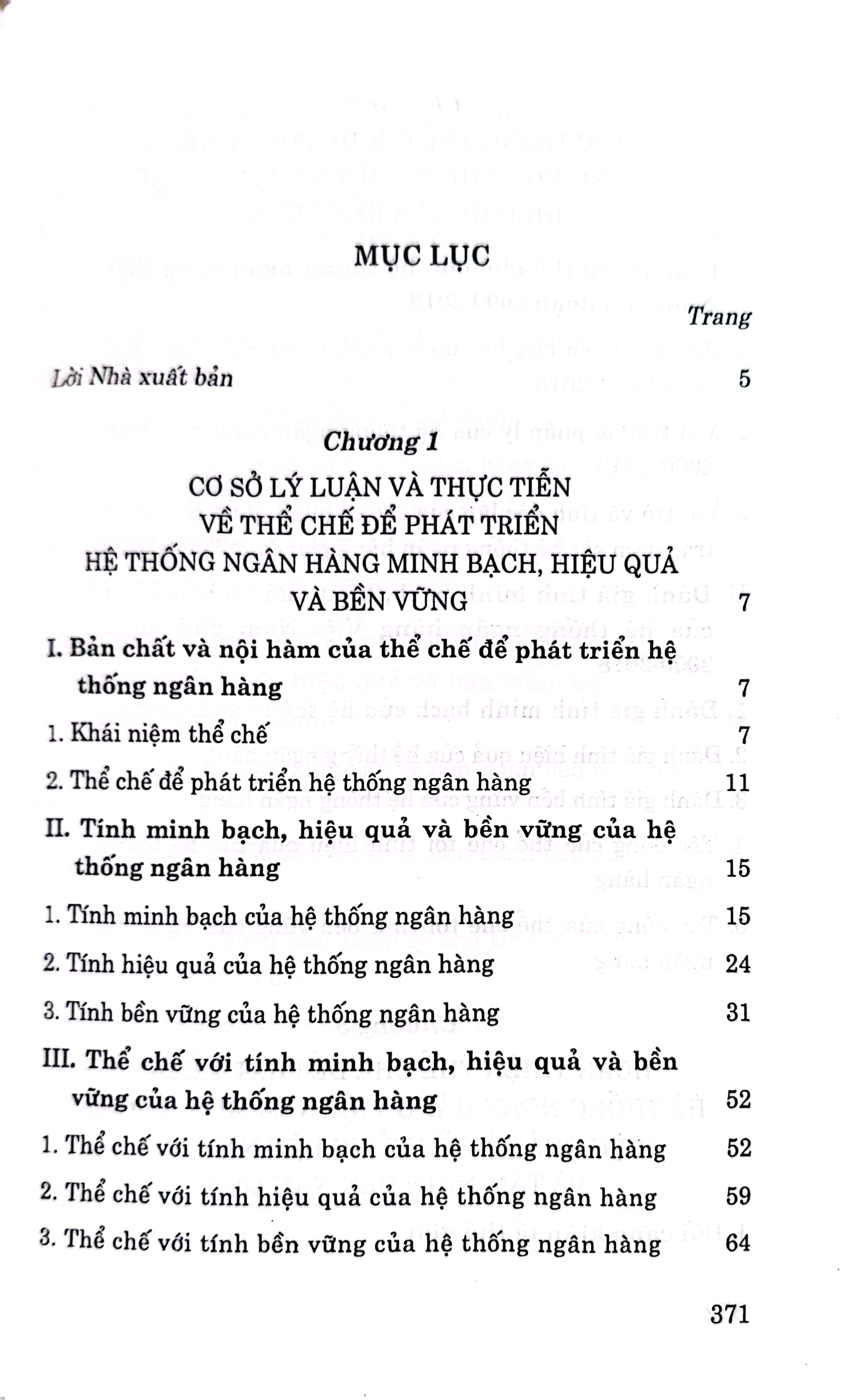 Hoàn thiện thể chế cho phát triển hệ thống ngân hàng Việt Nam minh bạch, hiệu quả và bền vững