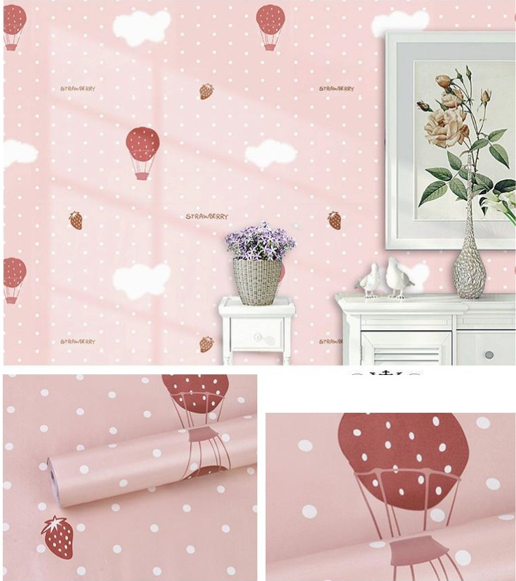 GIẤY DÁN TƯỜNG KHỔ 45CMX10M KINH KHÍ CẦU HỒNG