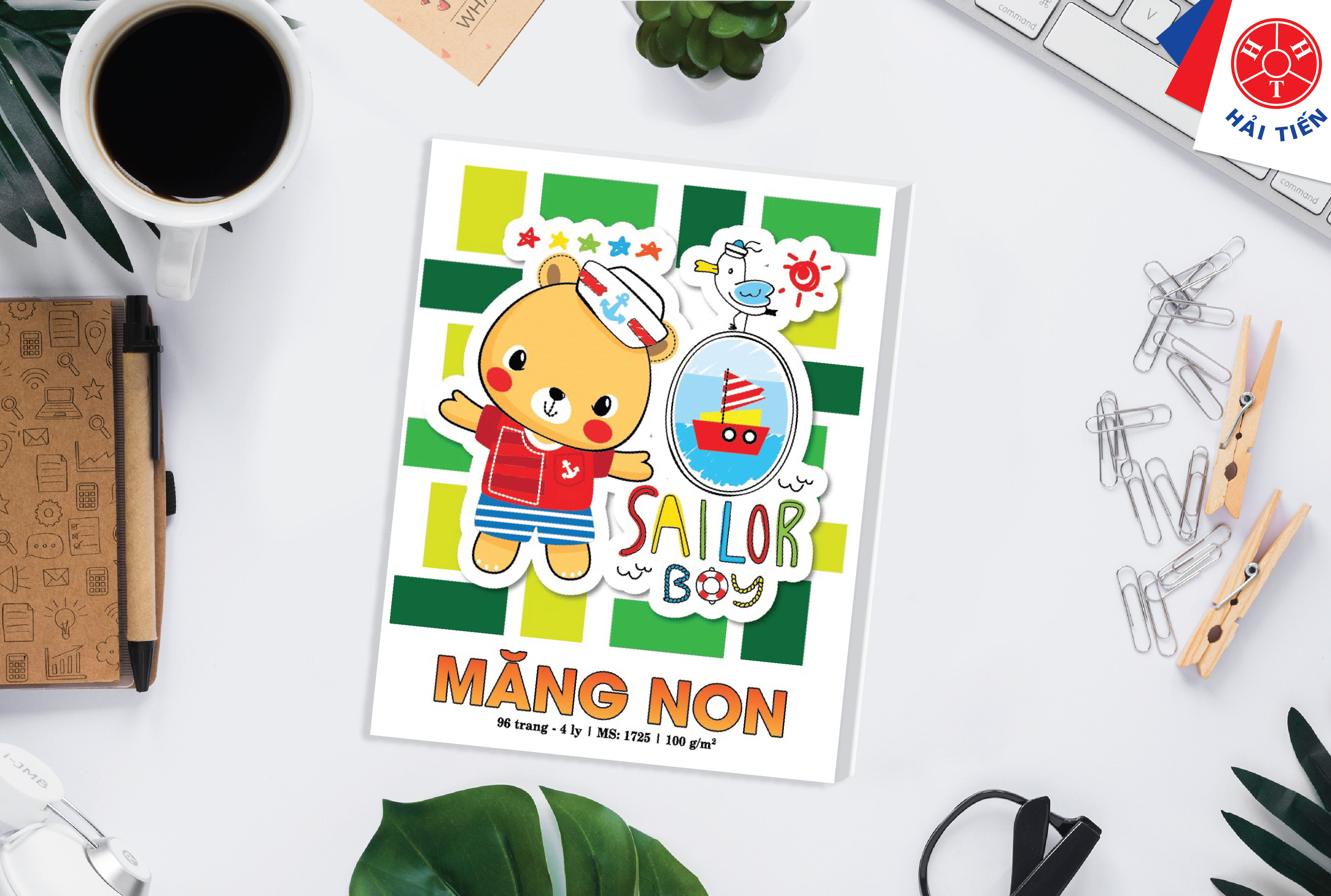 Lốc Tập 4 ly caro Hải Tiến - Măng Non