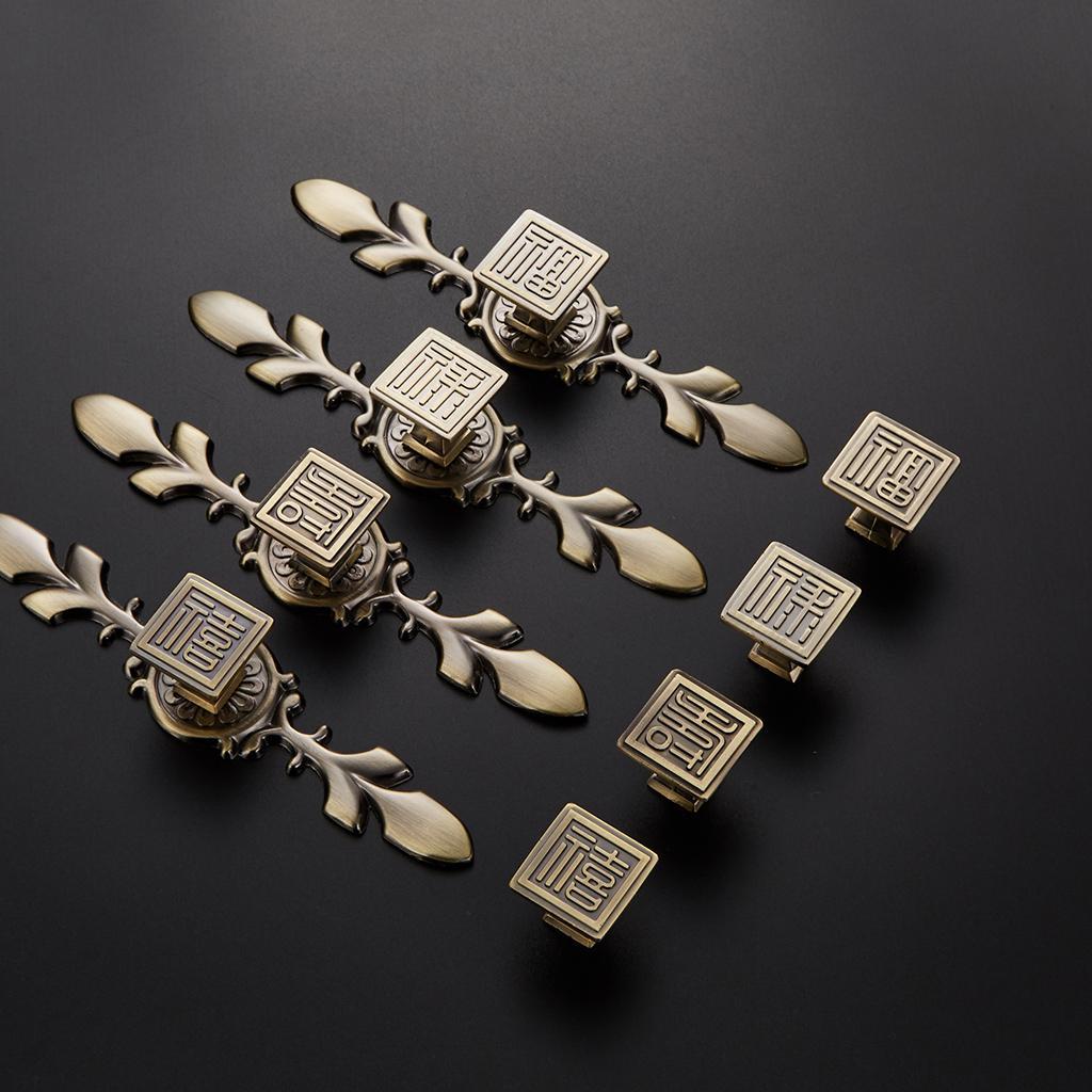 Vintage Single Hole Pull Handles Cabinet Drawer Cupboard Knobs