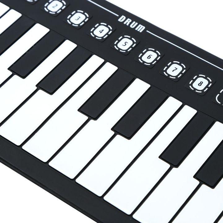 Đàn Piano Điện Tử Silicon Cuộn Dẻo 49 Phím Chống Thấm Nước