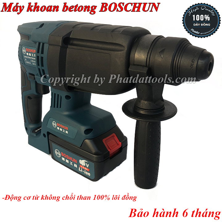 Máy khoan betong dùng pin Boshun 2-26
