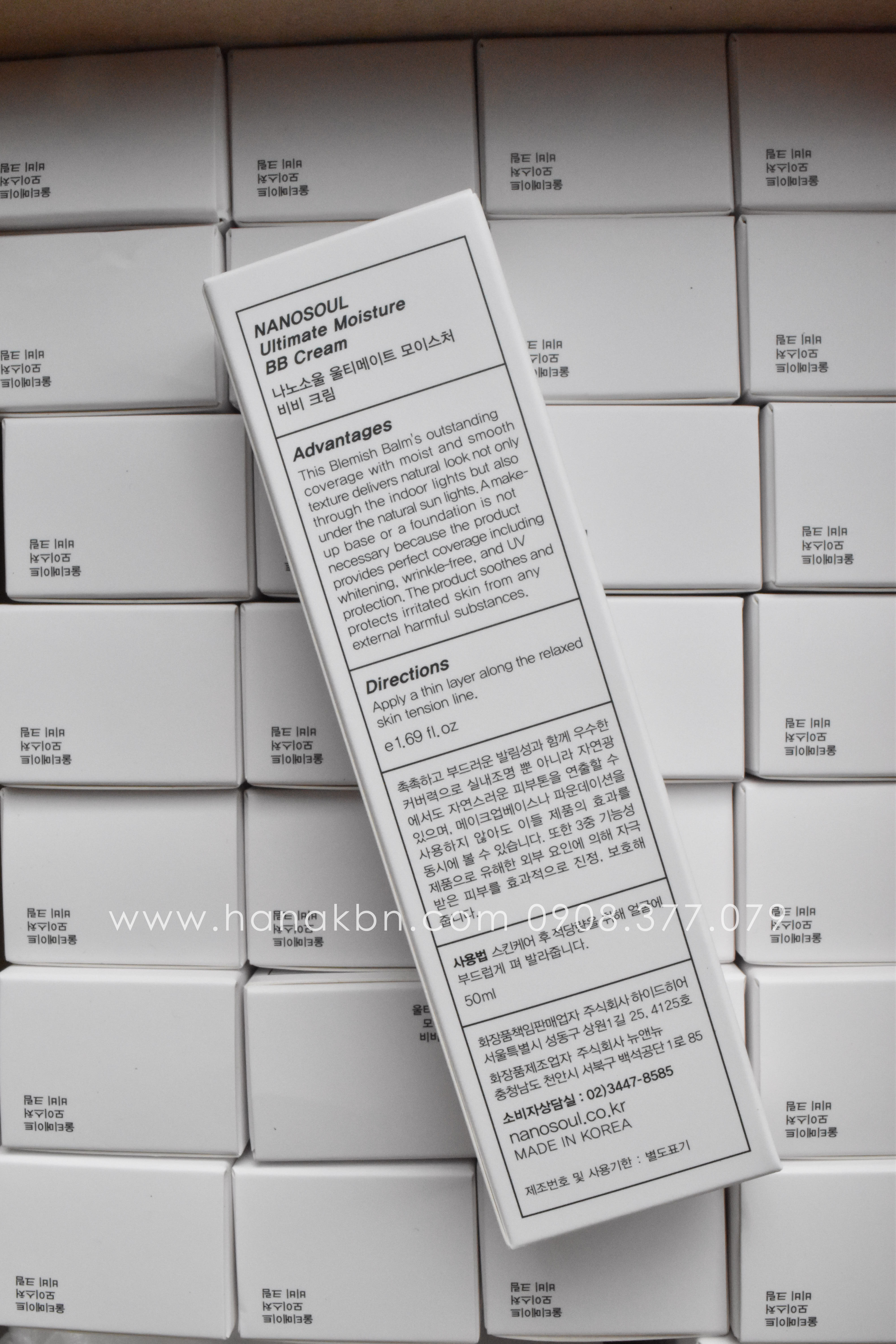 Hình ảnh Kem Chống Nắng Dưỡng Trắng Ultimate Moisture BB Cream SPF 33 PA +++ (50ml) - Hàn Quốc (Hàng Chính Hãng)