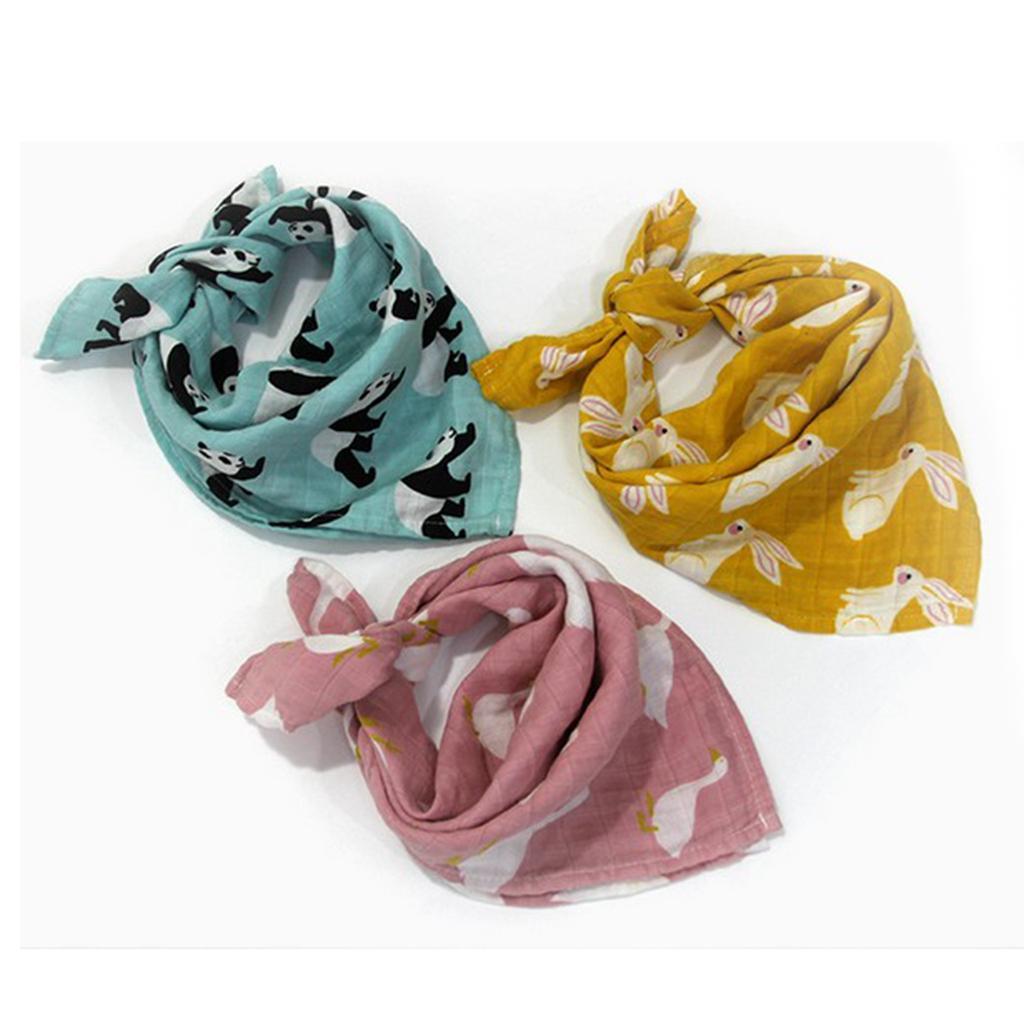 Baby Kids Boys Girls Collar Rabbit Scarf Neck Knitted Scarves Saliva Bibs