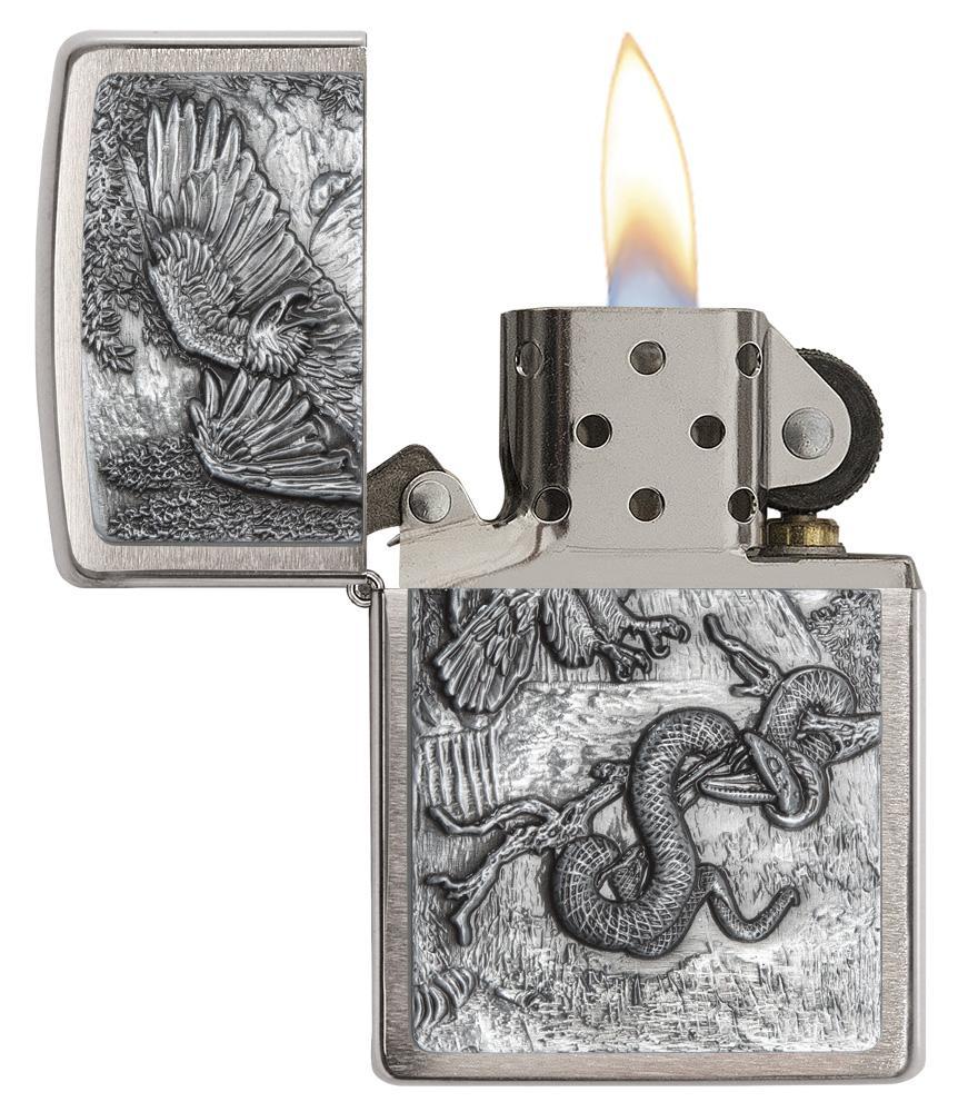 Bật Lửa Zippo Eagle vs. Snake 29637