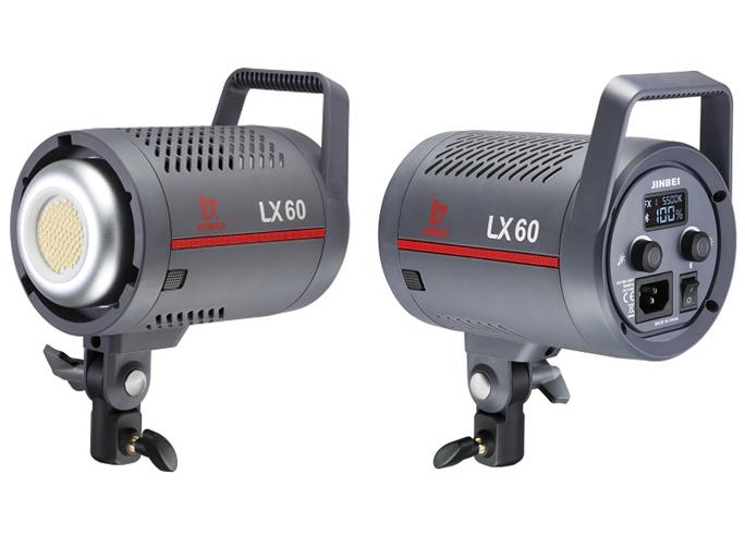 Bộ 2 đèn LED studio LX60 Jinbei Hàng Chính Hãng