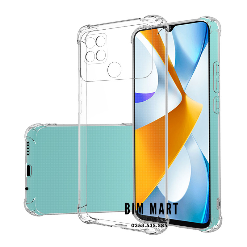 Ốp lưng dành cho Xiaomi Redmi 10C silicon dẻo cao cấp chống sốc 4 góc