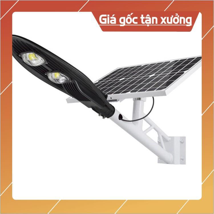 Đèn đường năng lượng mặt trời mẫu chiếc lá chip COB 100w