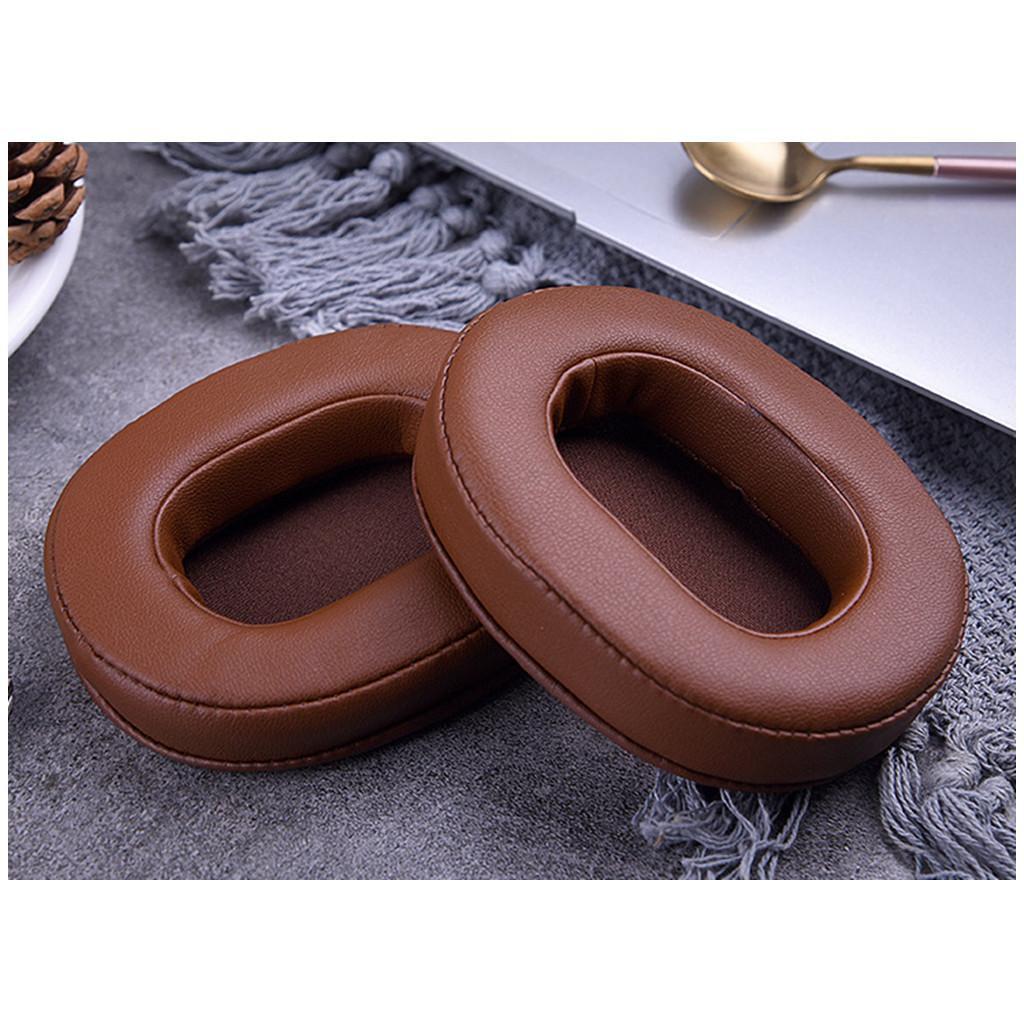 Leather Earpad Foam Sponge Cushion Headphone Cover For  Black