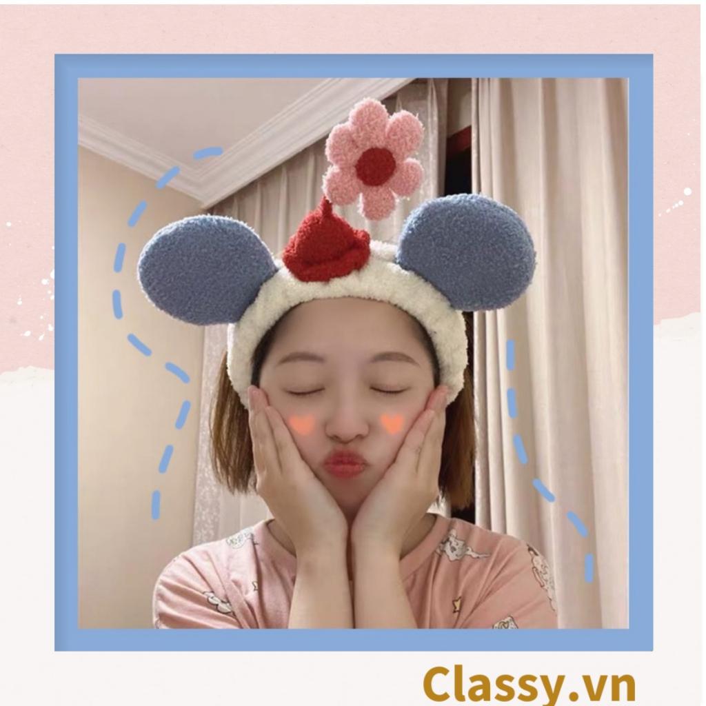Băng Đô Rửa Mặt Và Băng Đô Cài Tóc Classy Hình tuần lộc, sừng hươu, cua cực cute PK746
