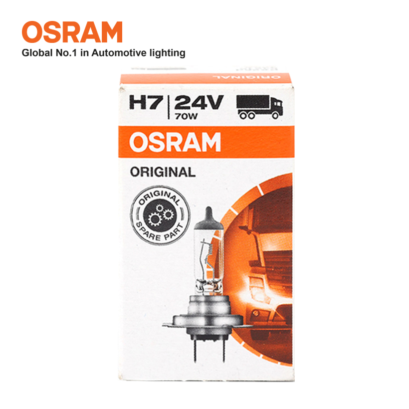 Bóng Đèn Halogen OSRAM Original H7 64215 24V 70W - Nhập Khẩu Chính Hãng