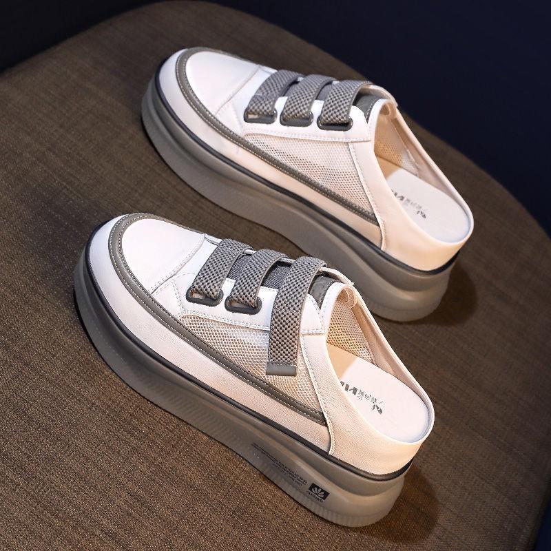 Dép Bít Mũi Đế Dày Thoáng Khí Thời Trang Mới Cho Nữ