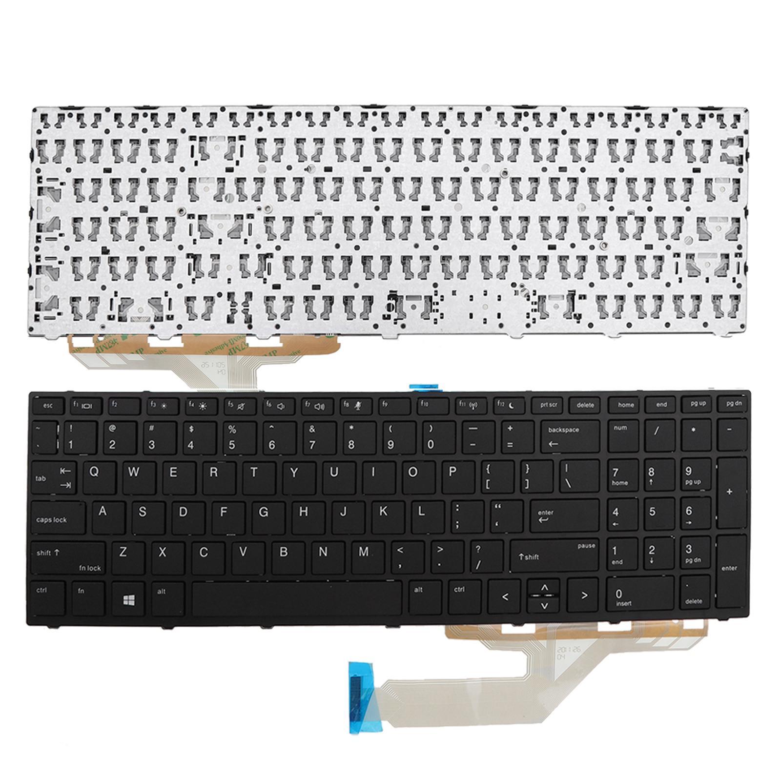 New US English Keyboard Fits For HP  450 G5 455 G5 Series Black