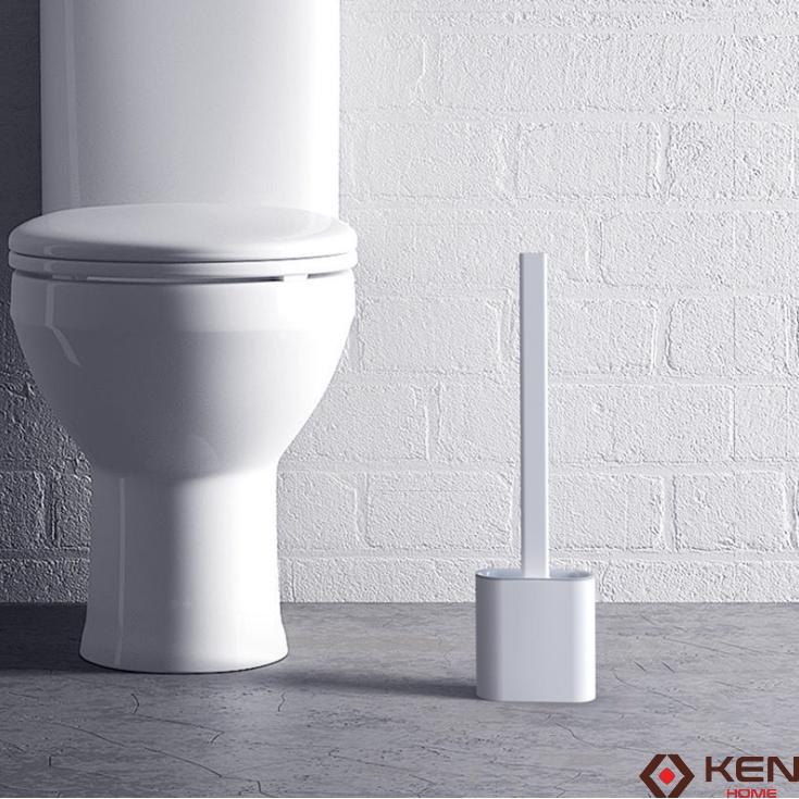 Cọ vệ sinh, cọ nhà tắm bồn cầu toilet siêu sạch chất liệu silicon - Xanh lá