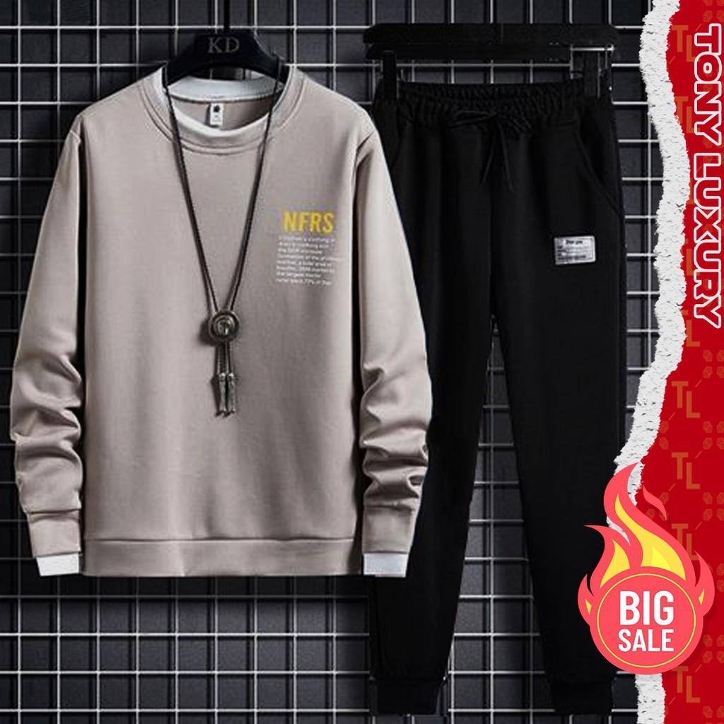Bộ Nỉ Bông Nam Hàn Quốc Siêu Ấm , Không Bai Xù, Không Phai Màu CÓ BIG SIZE