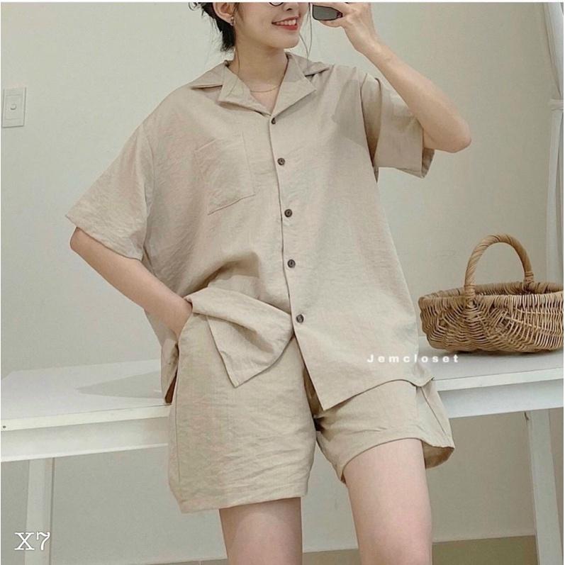 SET ÁO VEST QUẦN SHORT