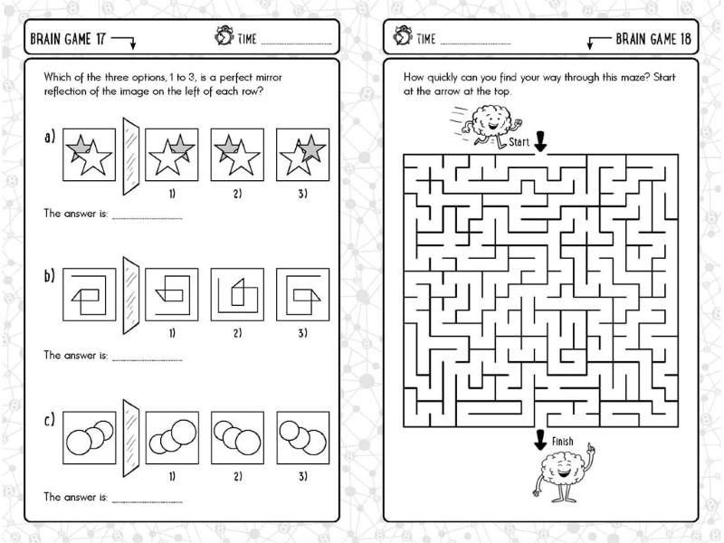 Sách Brain Games For Clever Kids 8 Year Olds