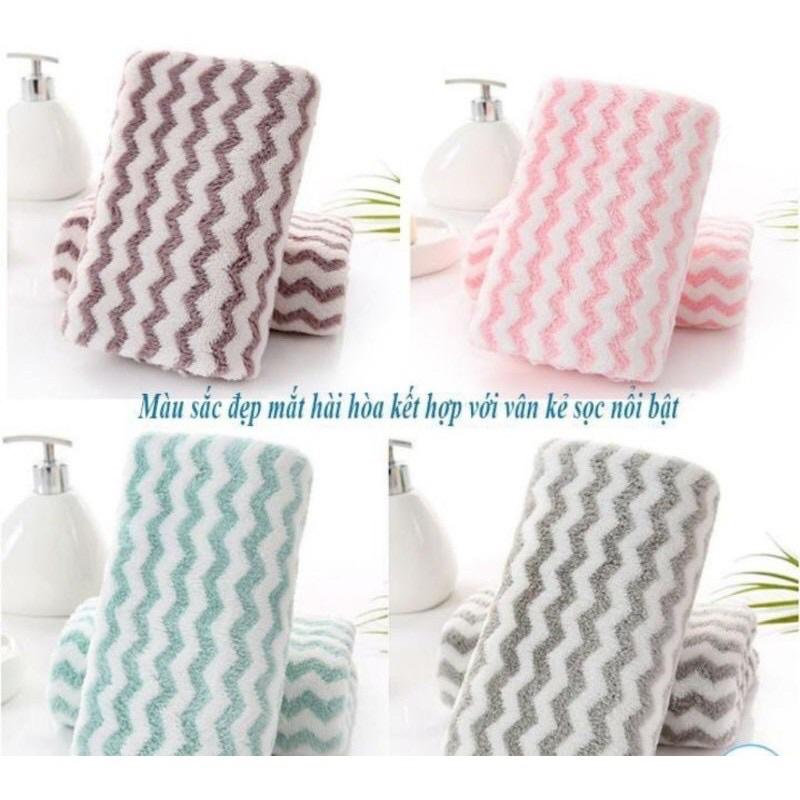 Khăn mặt cao cấp sọc KT30x50cm