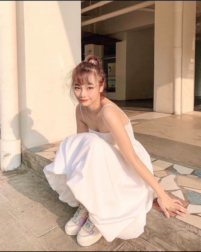 Đầm Babydoll Đuôi Váy Phồng Bí