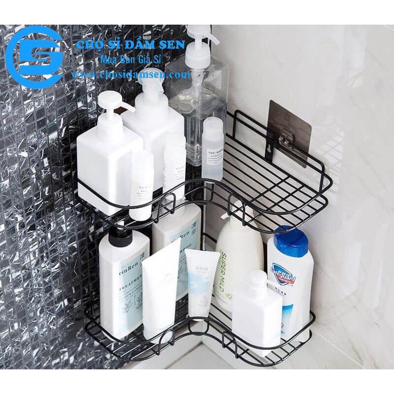 Kệ góc dán tường bằng thép không rỉ siêu chắc, kệ góc đa năng G261-KegocLL