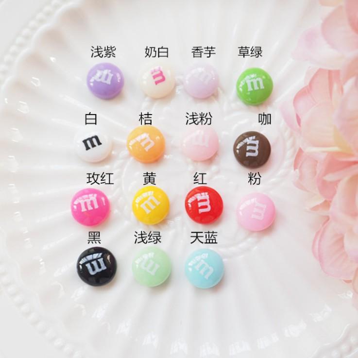 Chuyên Charm * Mẫu charm kẹo M&M cho các bạn làm trang trí vỏ điện thoại, làm Jibbitz, DIY