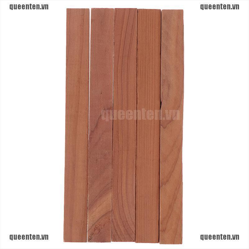 5PCS Wardrobe Clothes Drawer Mildew Camphor Bug Cedar Wood Anti-moisture Moth QUVN