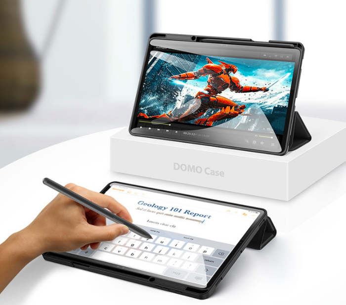 Bao da Samsung Tab S7 Fe Dux Ducis Domo chính hãng - Hàng Nhập Khẩu