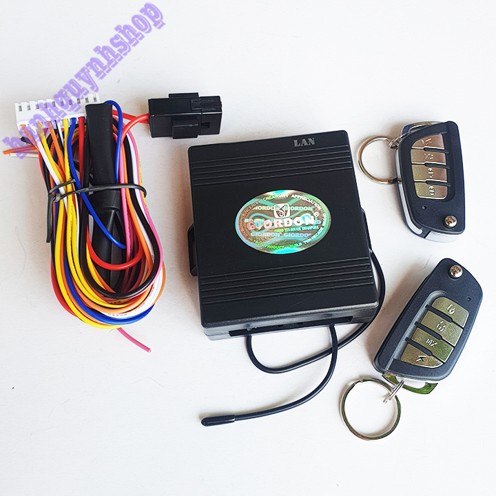 Bộ điều khiển cửa ô tô khóa, mở cửa từ xa 12V hoặc 24V