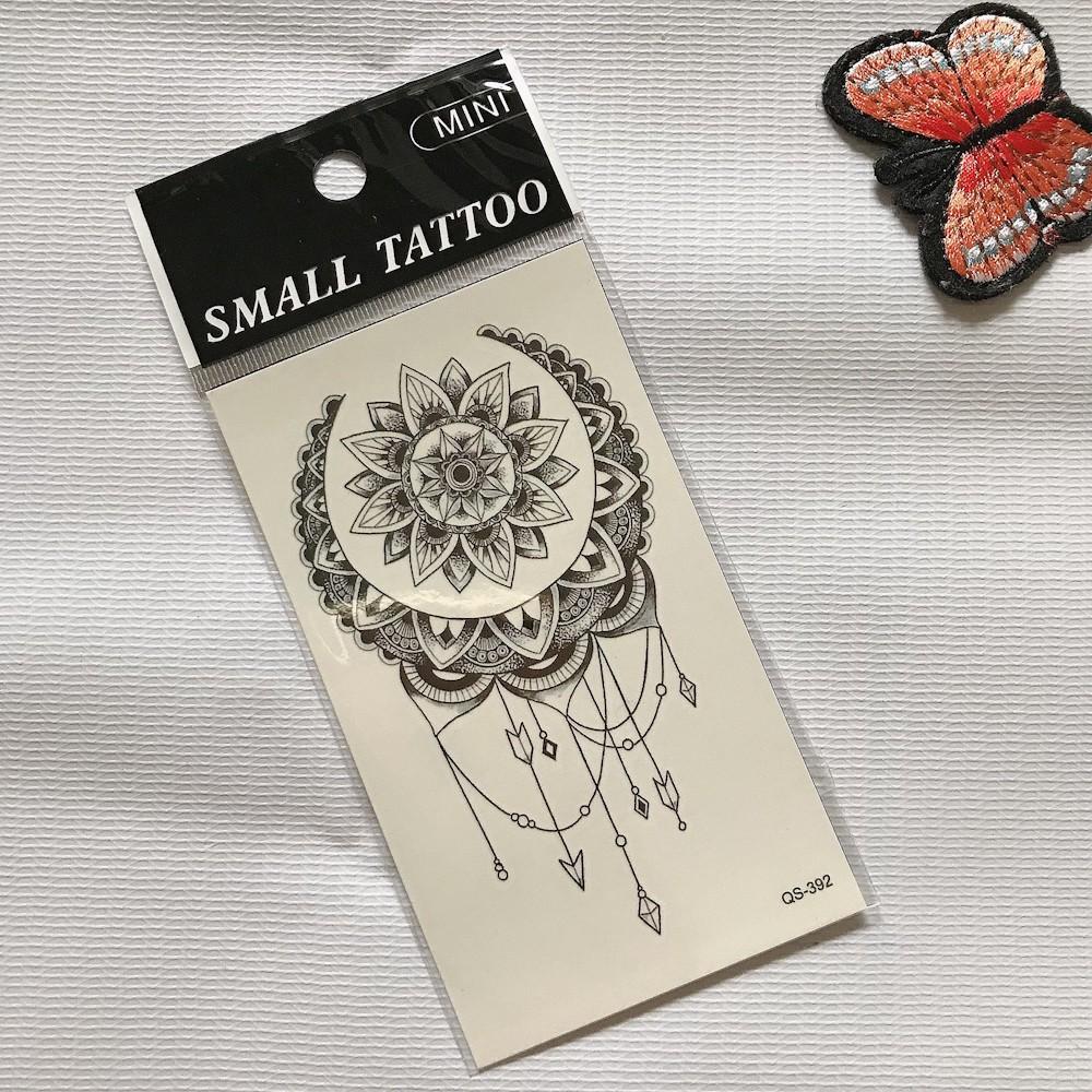 Hình xăm dán hoa ren 15x21cm, 10X6cm+ mua 5 tặng 1 tấm đồng size, mua 10 tặng 4 tấm đồng size