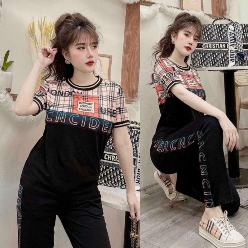 SÉT BỘ THỂ THAO PHỐI HỌA TIẾT CARO