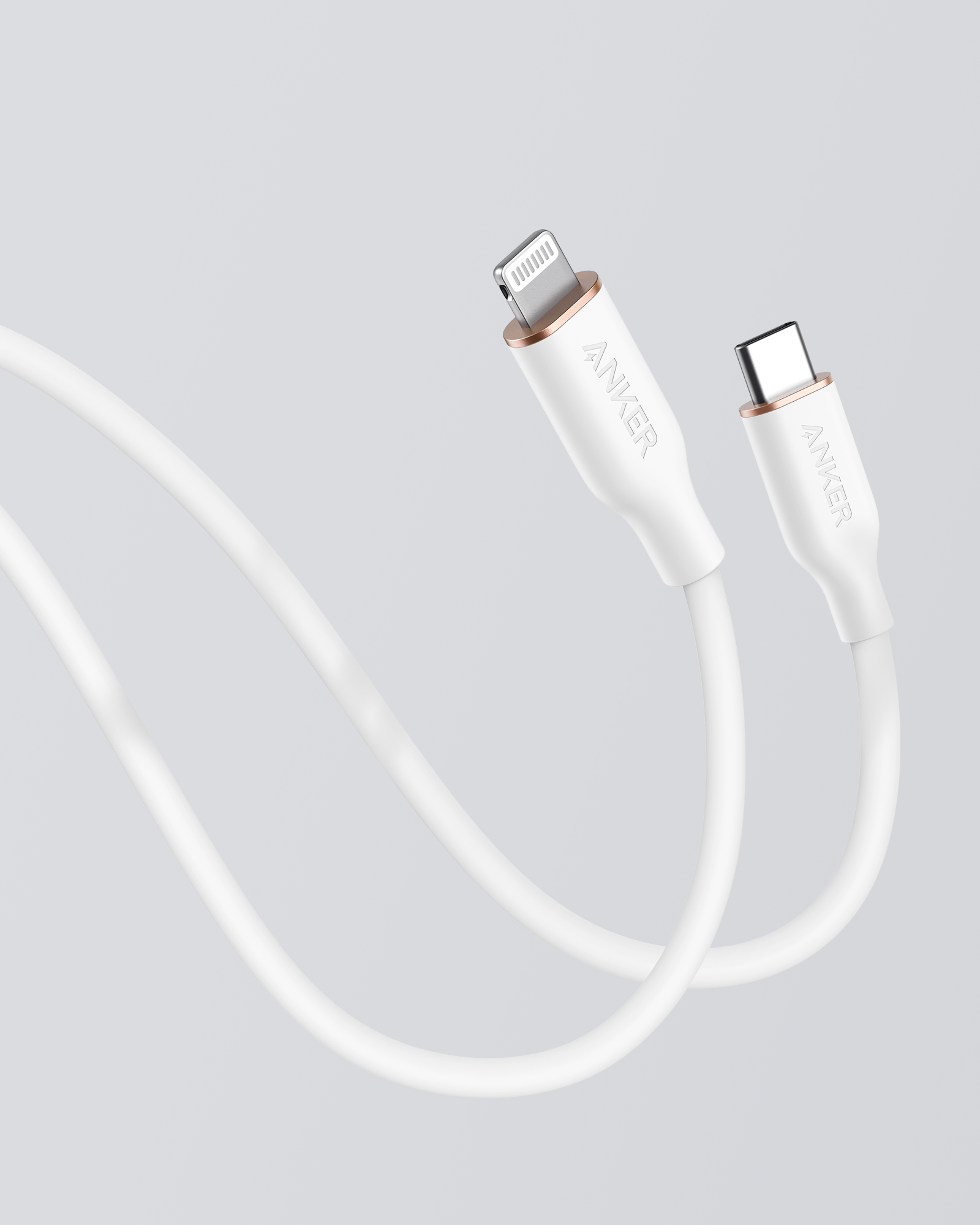 Cáp sạc ANKER PowerLine III Flow USB-C TO lightning dài 1.8M - A8663 - Hỗ trợ sạc nhanh thông qua củ sạc PD hoặc PiQ 3.0