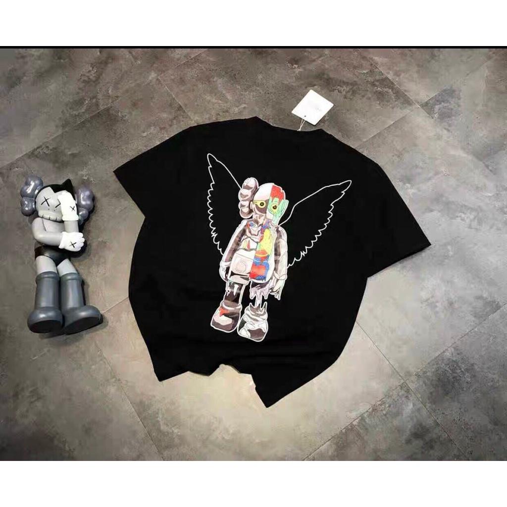 Áo Thun Bearbrick Unisex Form Rộng Nam Nữ Chất Liệu Cotton Dày Mịn Hot Trend Độc Lạ