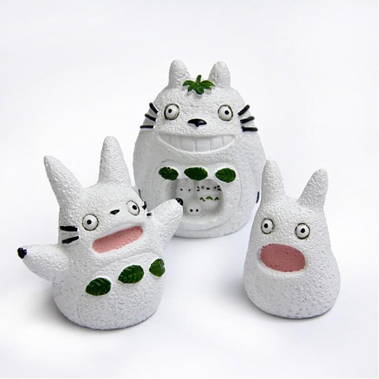 KHO-HN * Mô hình Totoro và các bạn nghịch tuyết thích hợp trang trí tiểu cảnh, bể thủy sinh, terrarium, DIY