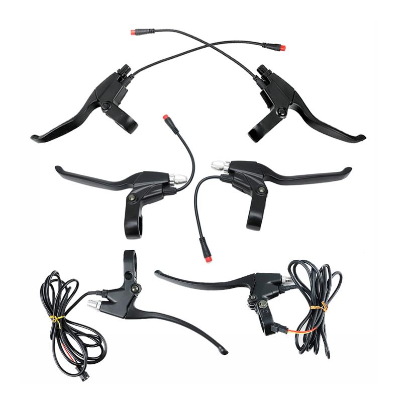 1 Cặp Phụ kiện xe tay ga điện Universal Phanh đòn cắt tay cầm tay cầm tay cầm cho hầu hết các xe đạp xe đạp xe đạp Color: 1 pair line