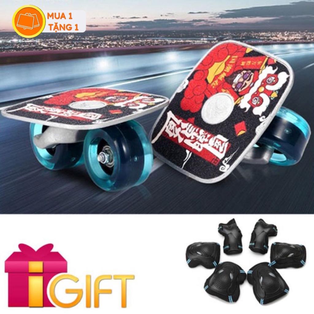 Ván trượt Freeline Skate board DRIFT FLASH tặng kèm bộ bảo vệ tay chân (từ 12 tuổi) ️ ️