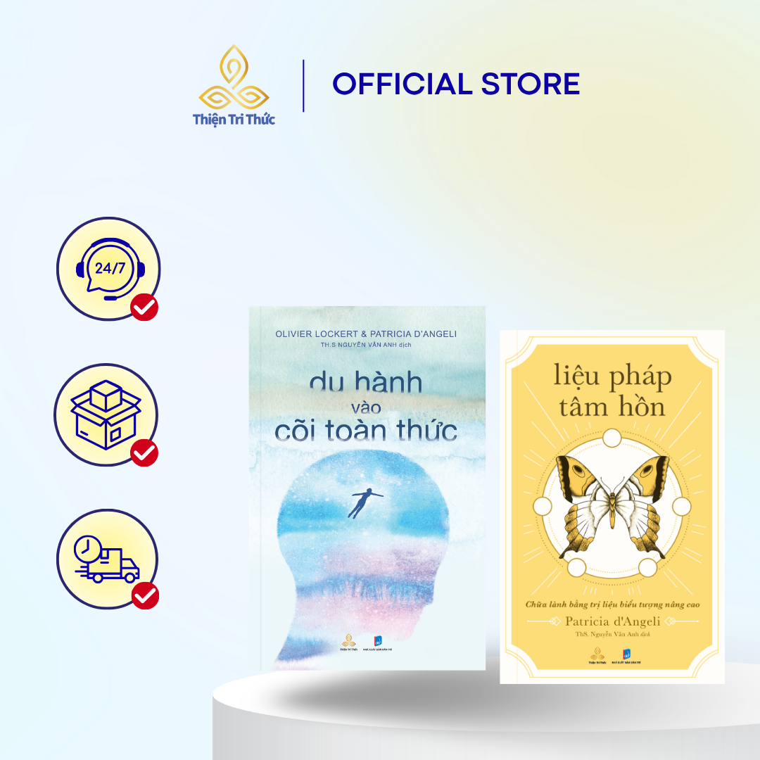Combo Sách Du Hành Vào Cõi Toàn Thức và Liệu Pháp Tâm Hồn