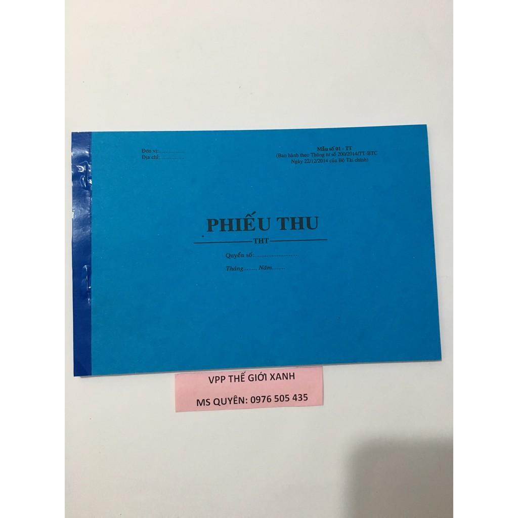 PHIẾU THU 2 LIÊN NHỎ