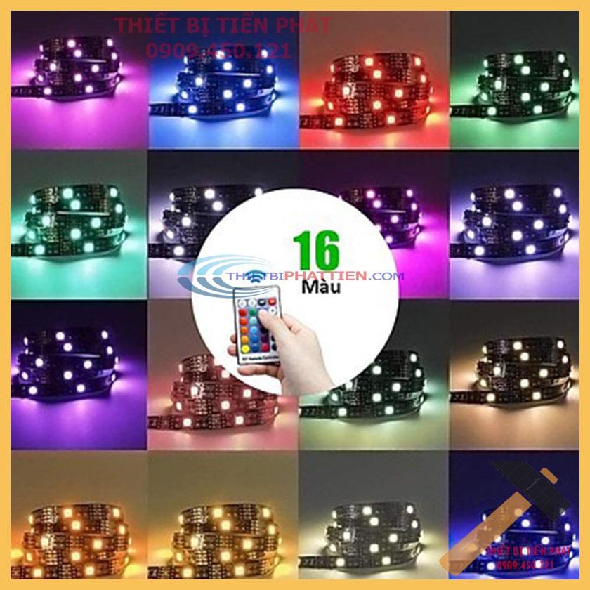 Đèn Led Tiktok RGB 5050 DIY Đổi Được 16 Màu, Được Bọc Keo Silicon, Setup Phòng